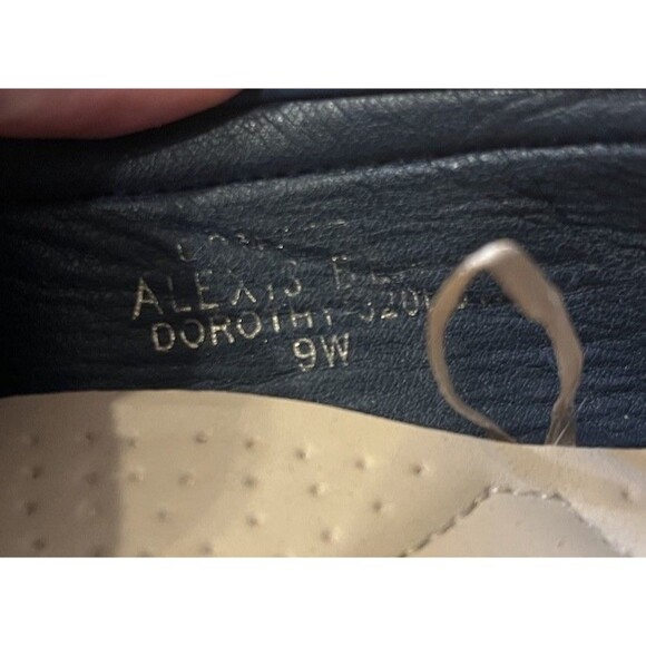 Alexis Bendel Comfort Women's Size 9W Dorothy Blue Soft Leather Slip On Loafers - Picture 7 of 7